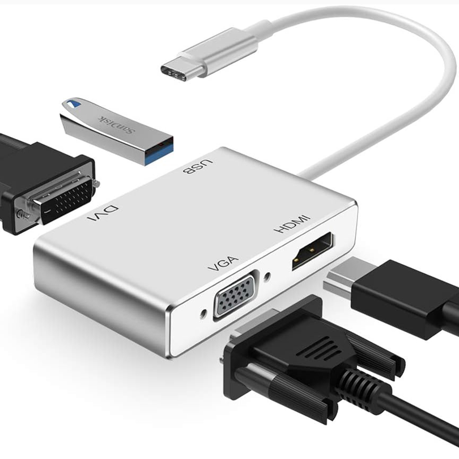 Adapter 3 in 1 mini DispayPort to HDMI