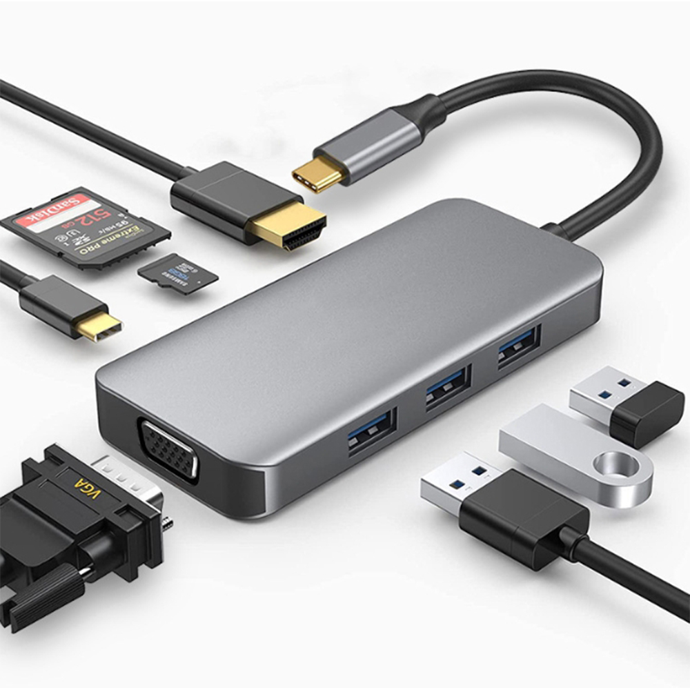 9 in 1 USB C Docking Station