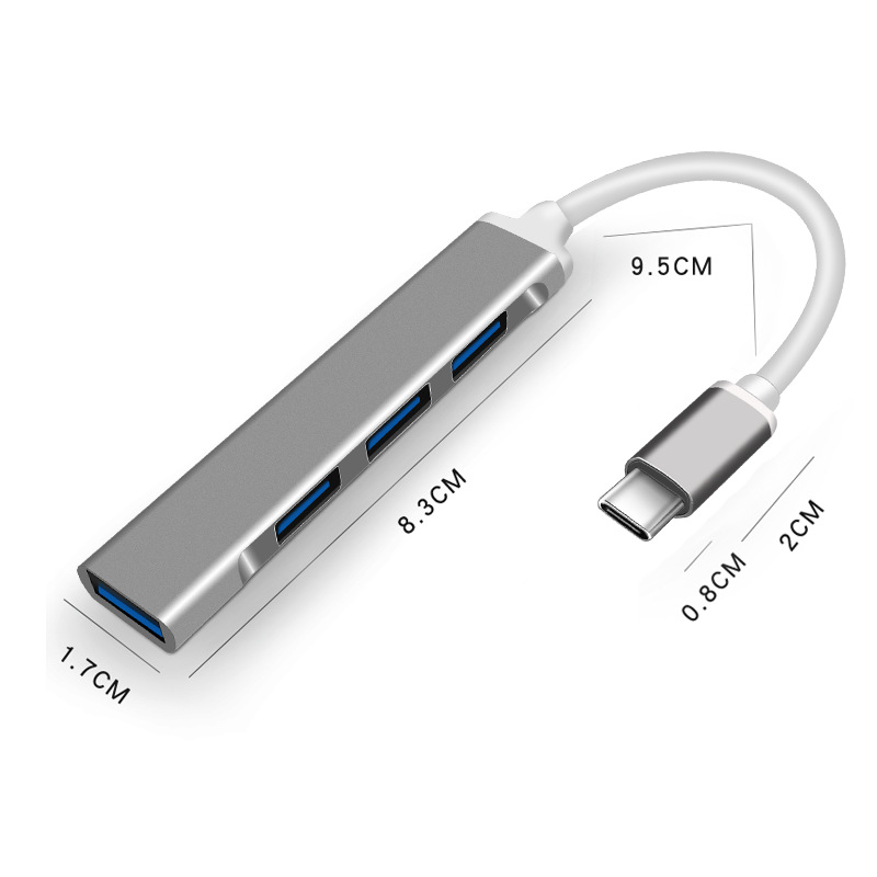 USB C hub 4 in 1